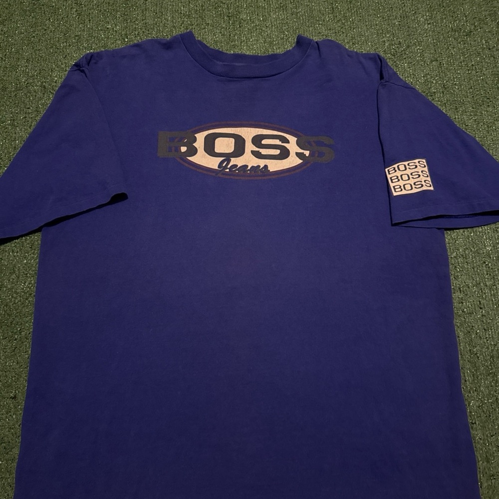 Vintage 90’s Boss Jeans Graphic Tee Shirt Mens Size XXL MINT